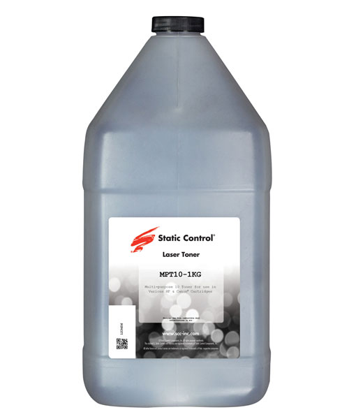 Тонер Static  Control Универсальный для HP LJ Р1606/Р2035, MPT10, Bk, 1 кг, флакон